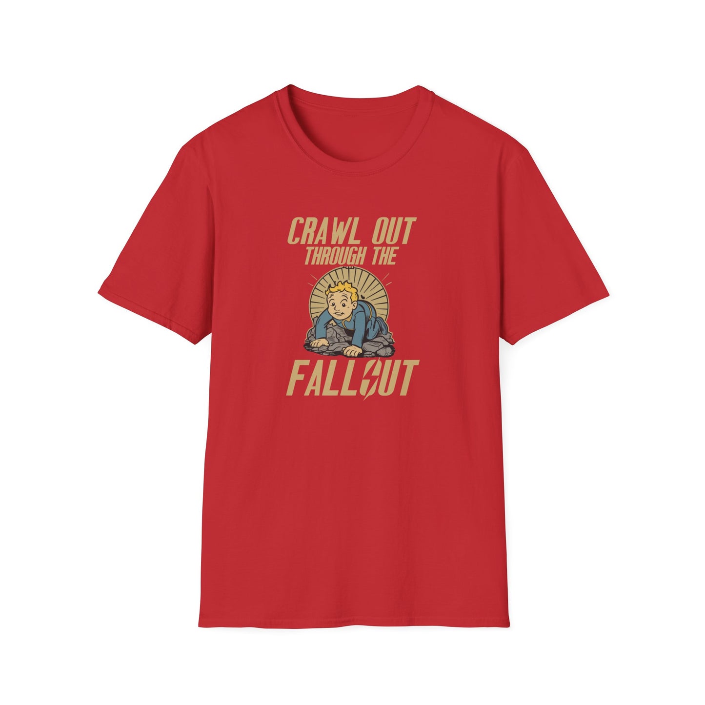 Fallout Wasteland T-Shirt "Crawl Out Through The Fallout"