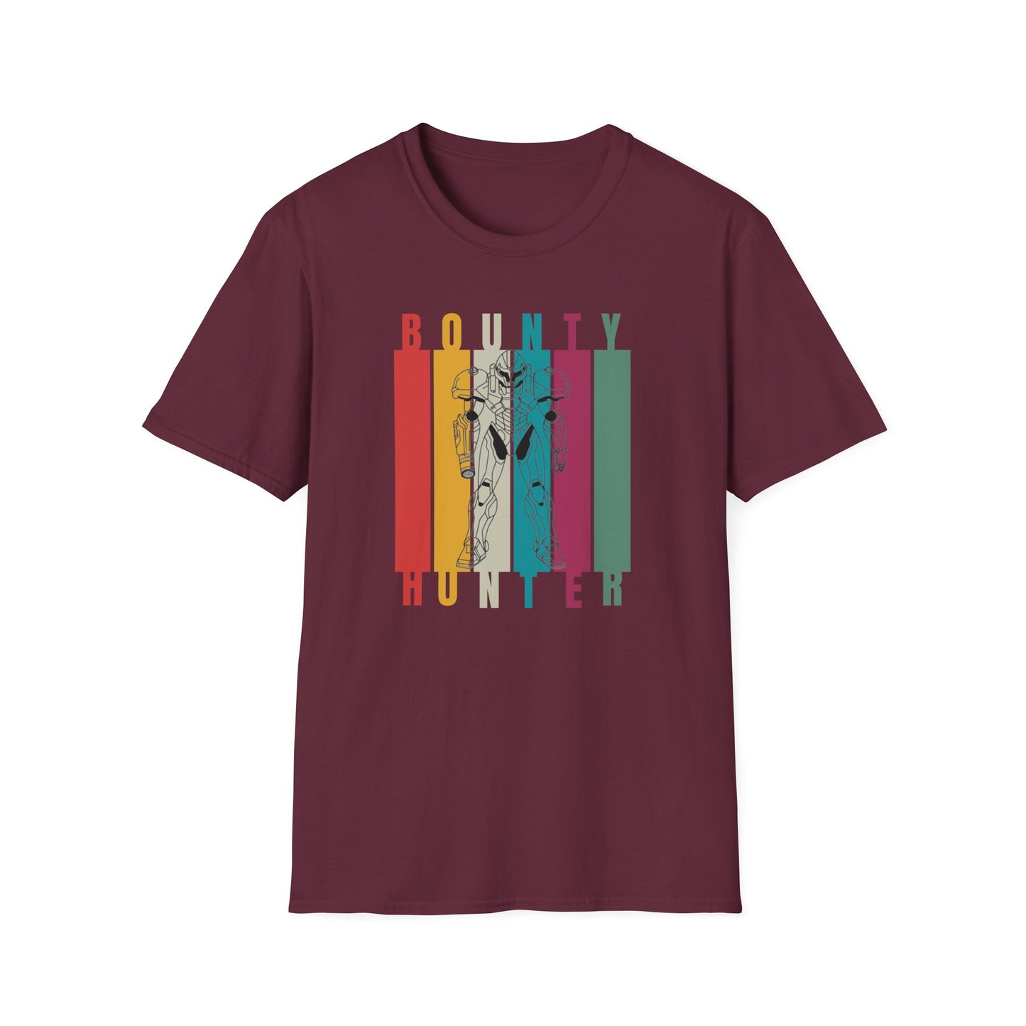 Samus Aran - 'The Bounty Hunter' Unisex Softstyle T-Shirt