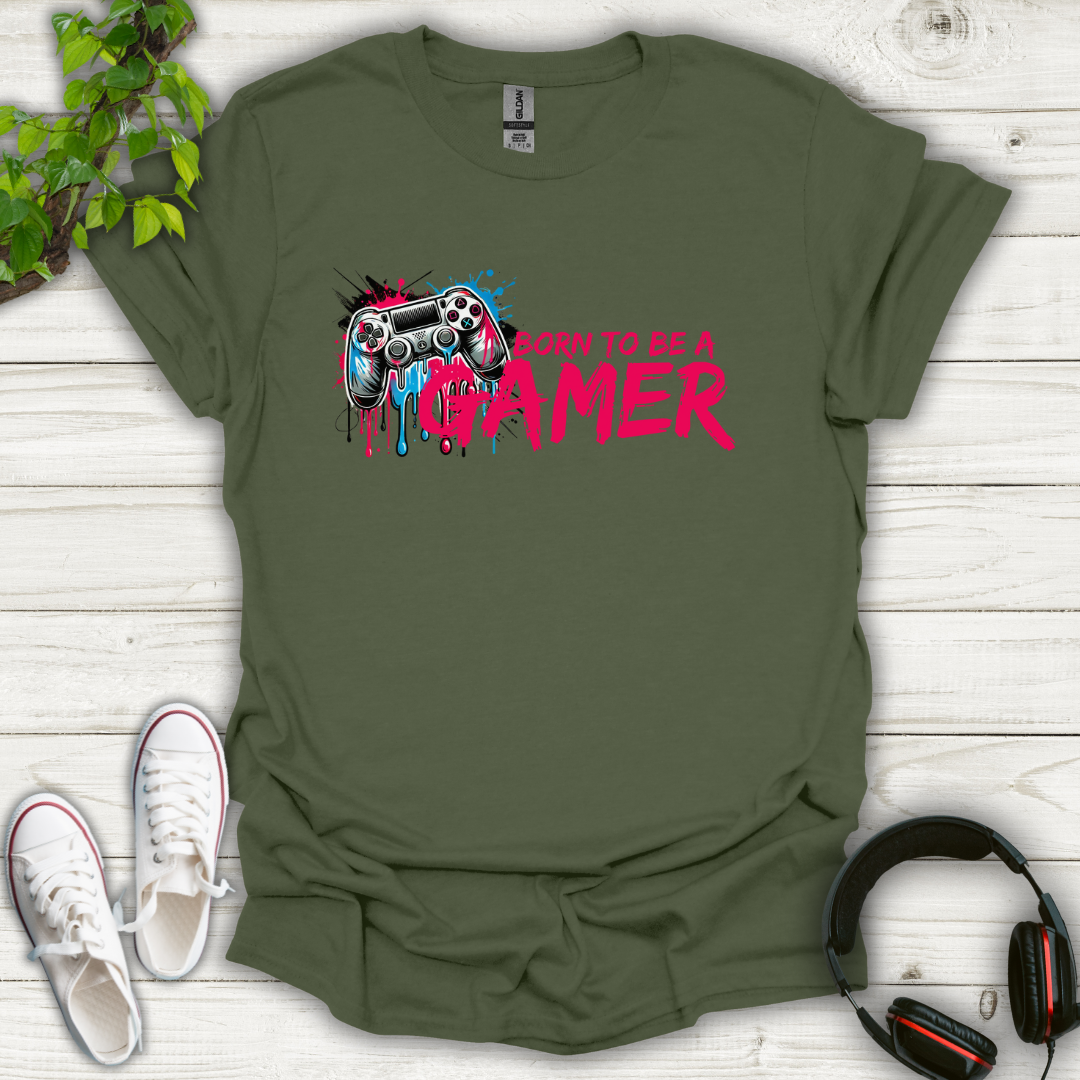 Born To Be A Gamer T-shirt