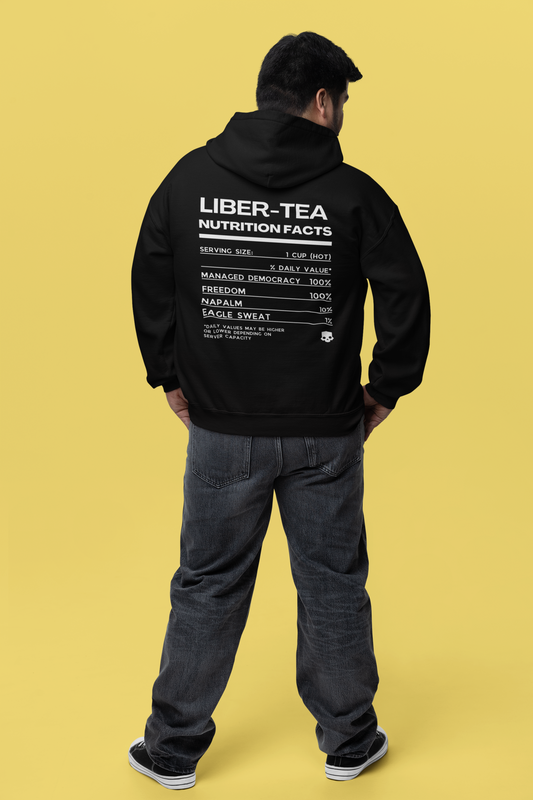 Helldivers 2 Liber-Tea Nutrition Facts Hoodie