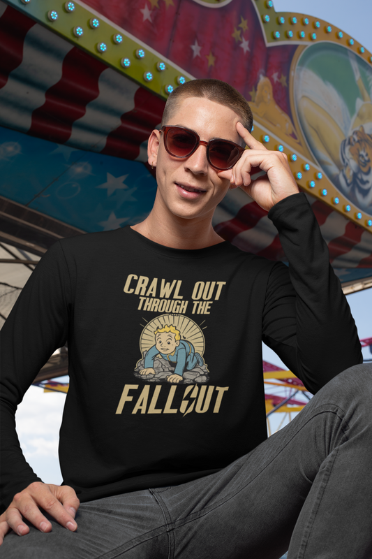 Crawl Out Through The Fallout - Unisex Ultra Cotton Long Sleeve Tee